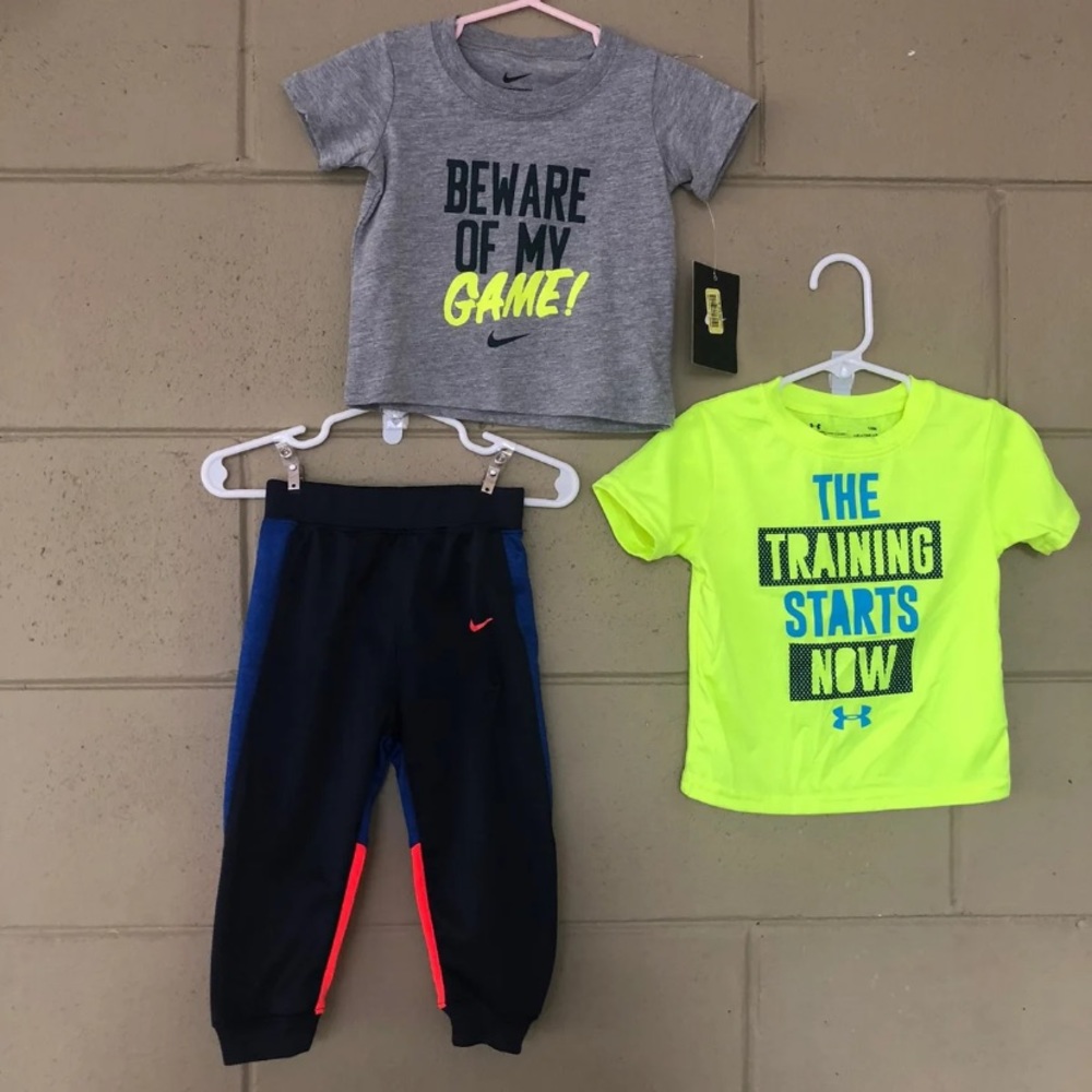 Under armour & nike bundle 12 & 18